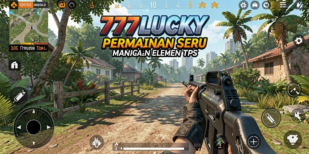 Tampilan aksi mendebarkan dalam permainan TPS 777LUCKY.