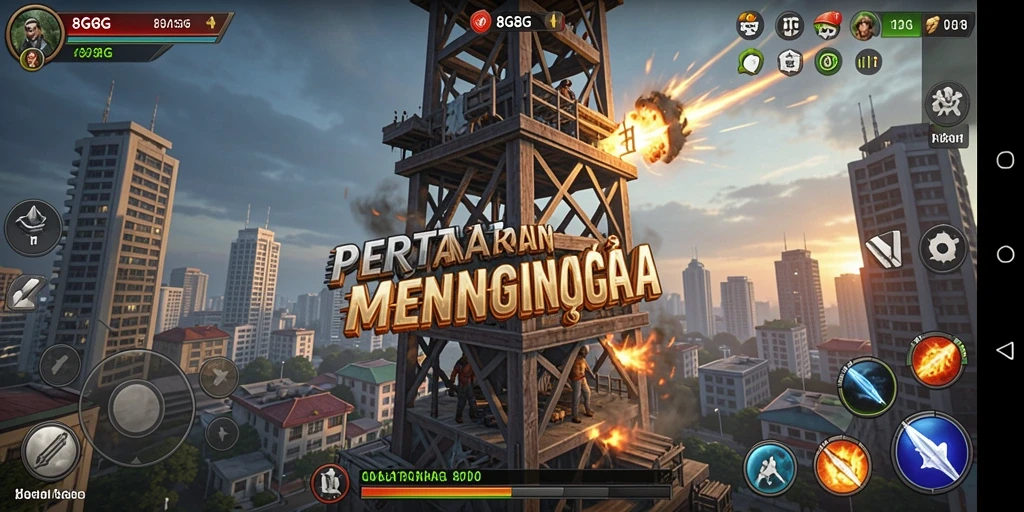 Gameplay seru tower defense dengan strategi menara yang mendebarkan.