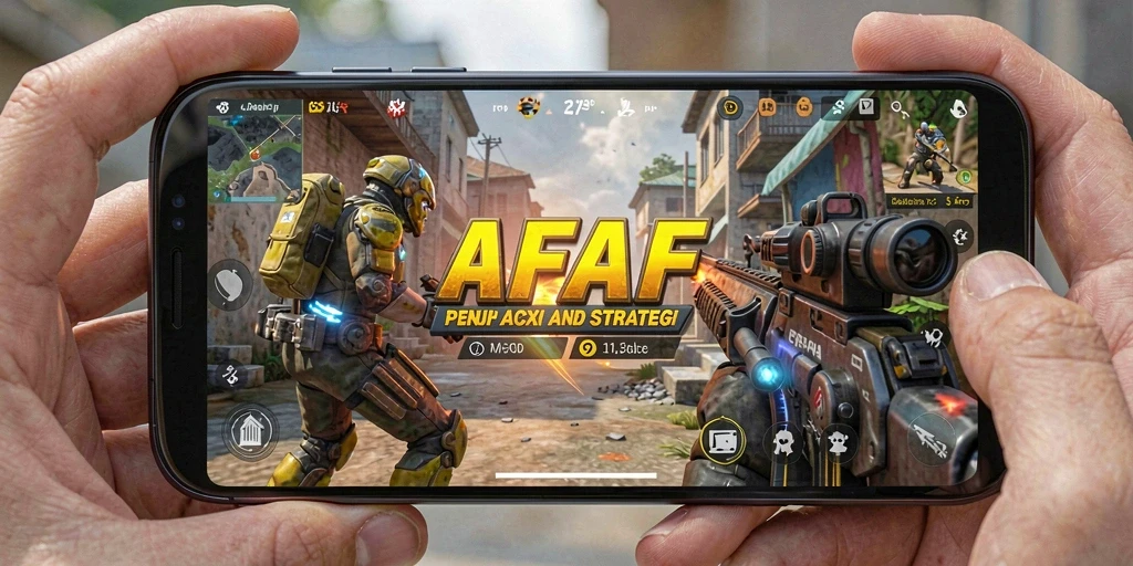 Gameplay menegangkan dengan aksi pertempuran yang mendebarkan di AFAF.