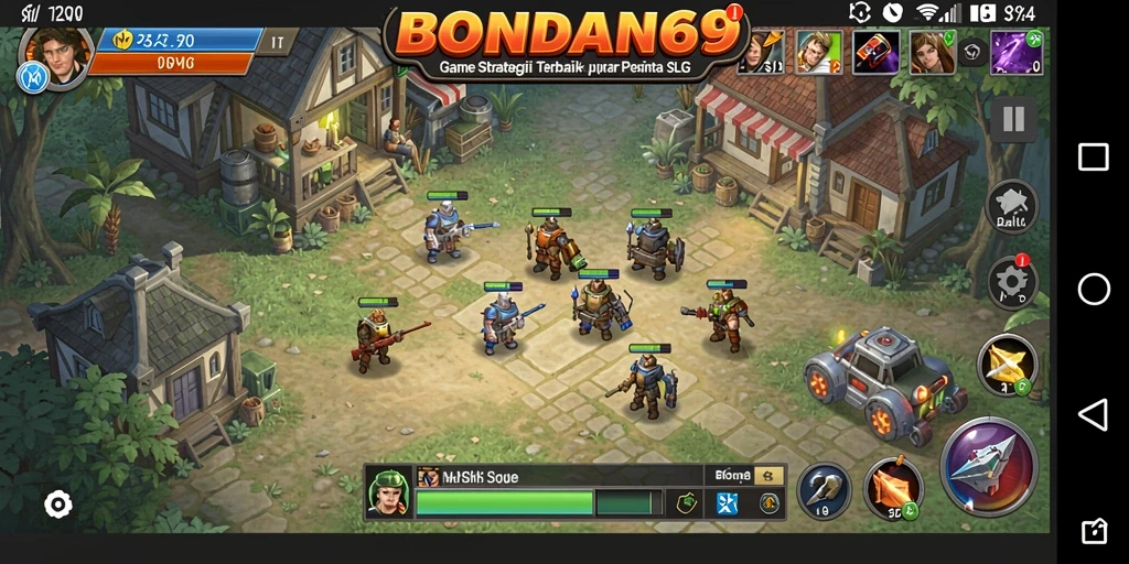 Tampilan gameplay BONDAN69 dengan aksi pertempuran yang seru.