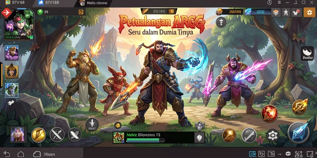 Tampilan gameplay seru BTV168 dengan petualangan mendebarkan.