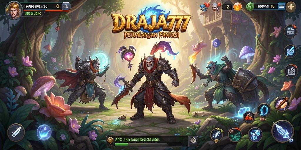 Screenshot gameplay DRAJA777 yang penuh aksi dan petualangan.