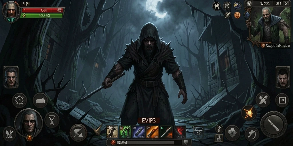 Gameplay menakutkan di dalam kegelapan yang mencekam.