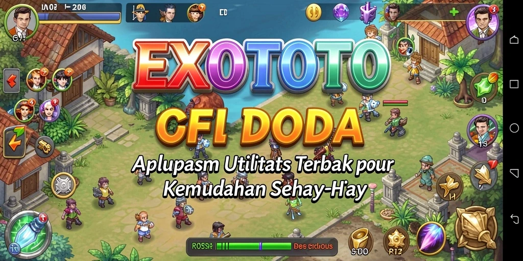 Tampilan screenshot utama EXOTOTO menampilkan fitur-fitur utilitas yang memudahkan pengguna.