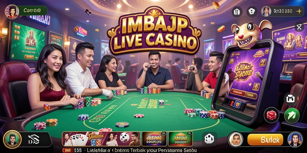 Tampilan gameplay Live Casino yang mengasyikkan dan interaktif.