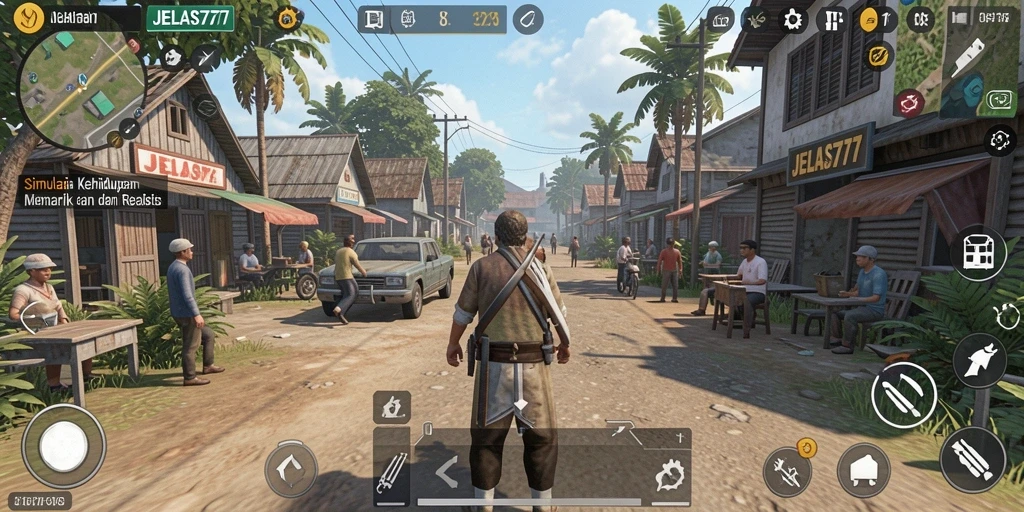 Screenshot gameplay JELAS777 yang menunjukkan aktivitas simulasi yang menarik.