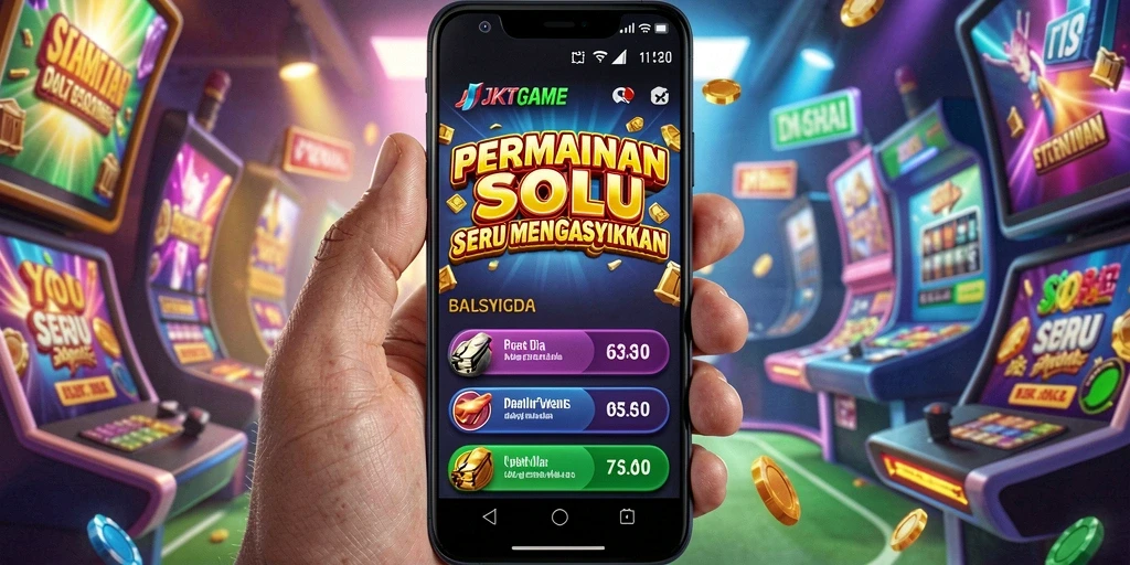 Screenshot utama JKTGAME menampilkan tampilan seru dari gameplay Slot.