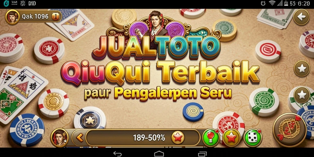 Tampilan gameplay QiuQiu yang seru dan mendebarkan di JUALTOTO.