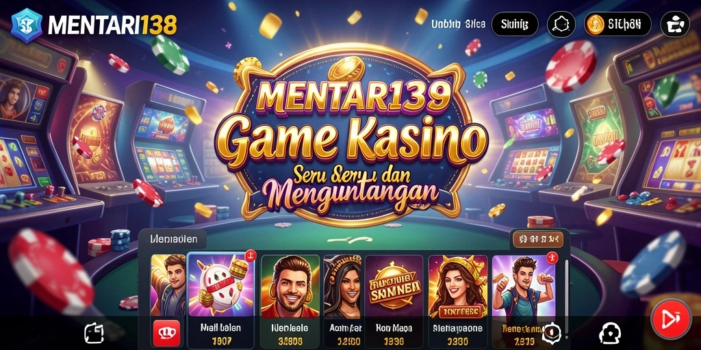 Tampilan screenshot MENTARI138 menampilkan gameplay Kasino yang menarik.