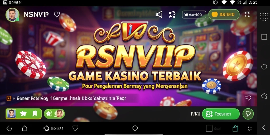 Tampilan gameplay Kasino yang menarik dari RSNVIP.
