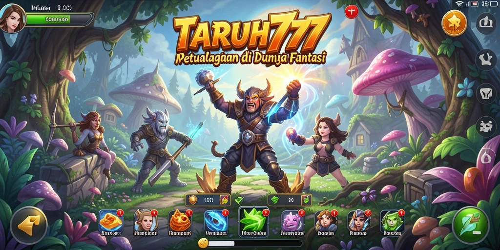 Tampilan gameplay TARUH777 yang penuh aksi dan petualangan seru.