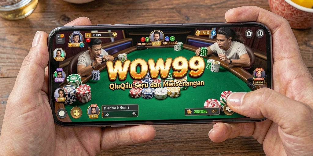 Gameplay WOW99 menampilkan aksi seru permainan QiuQiu.